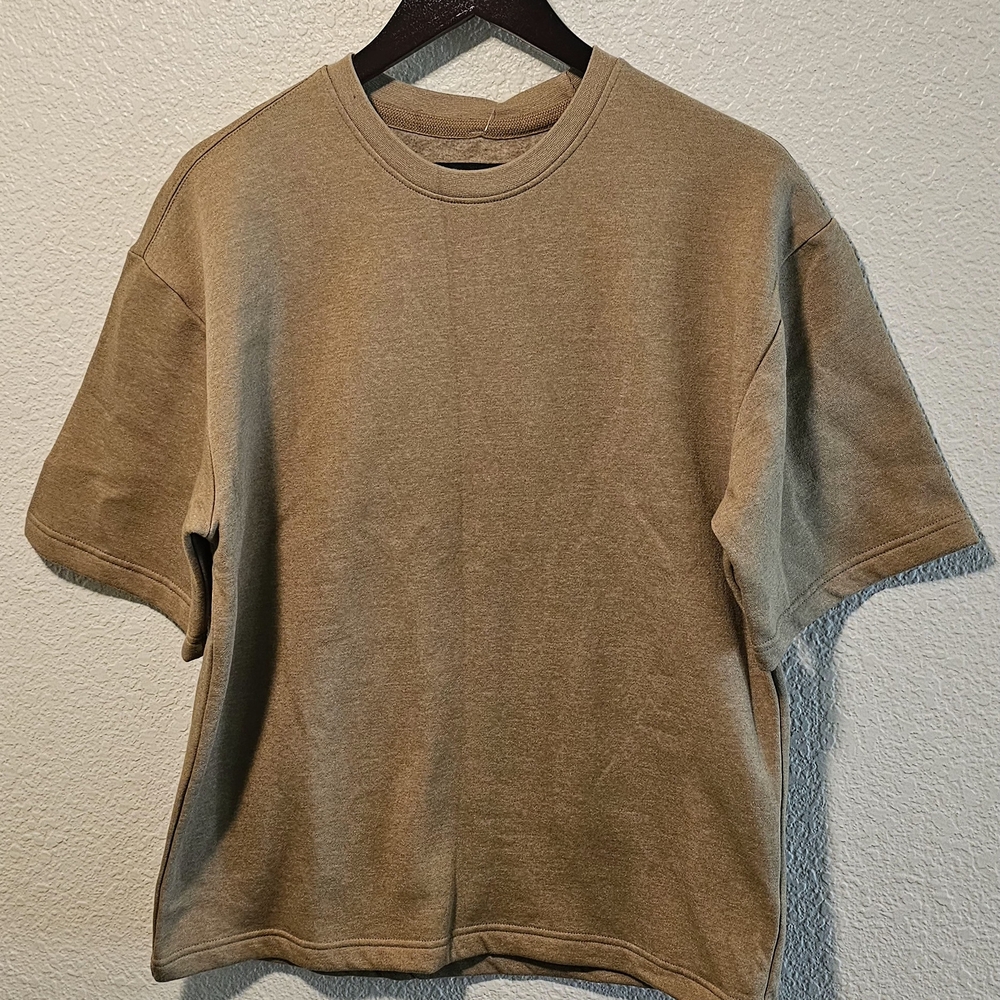 Men's Casual Tan Short Sleeve Tee